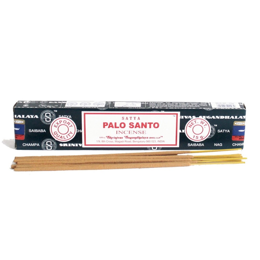 Satya Palo Santo Incense Sticks, 1 Box, 12-15 Sticks